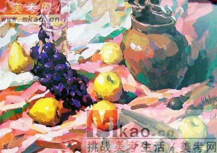 2006年浙江省美术联考色彩优秀高分试卷