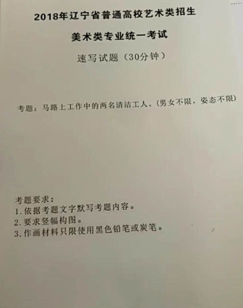 1512397992178138.png 2018年辽宁省美术联考速写考题.png