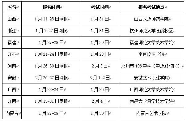 1516633600823517.jpg 2018年湖南师范大学美术类专业校考考点安排.jpg