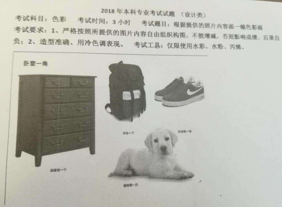 2018年天津美术学院设计类校考色彩考题.png